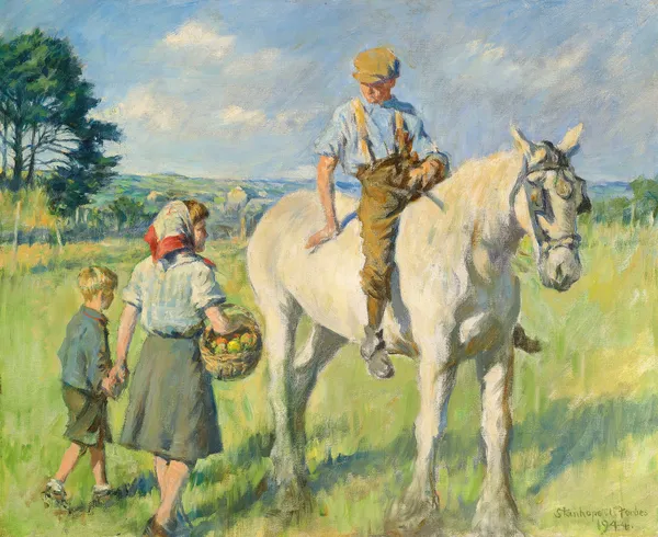 The farmer’s boy av Stanhope Alexander Forbes