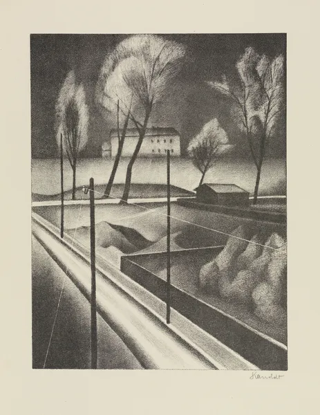 Frost (Raureif) av Alexander Kanoldt