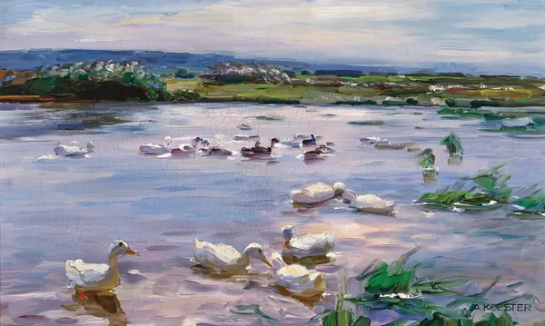 Ducks on the Lakeside av Alexander Koester