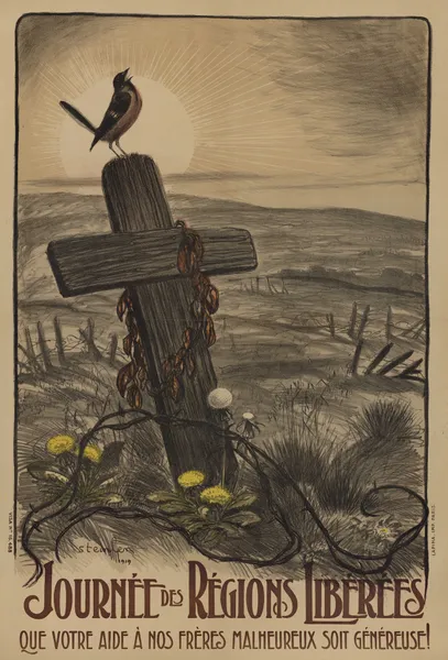 Journée des régions libérées, que votre aide à nos frères malheu av Théophile Alexandre Steinlen