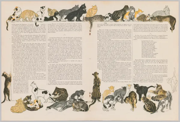 On Cats by Jacques Dalbray av Théophile Alexandre Steinlen