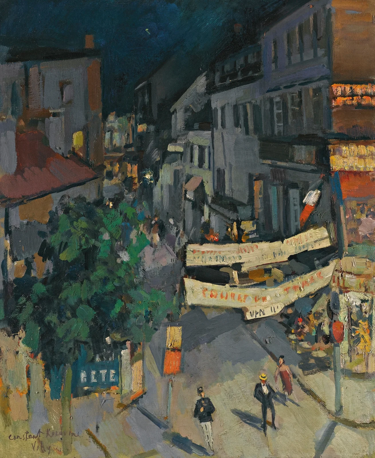 Vichy At Night av Konstantin Alexeevich Korovin