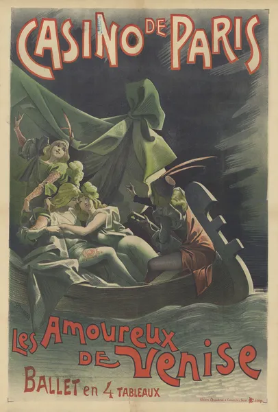 Casino de Paris. Les Amoureux de Venise, ballet en 4 tableaux av Alfred Choubrac