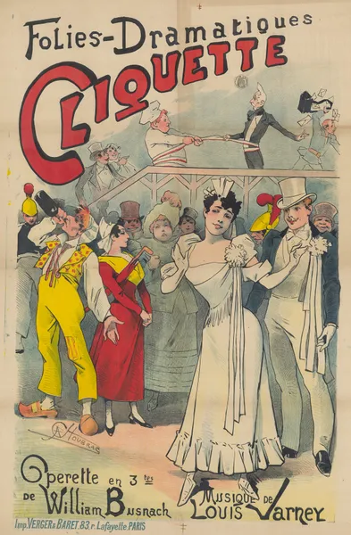 Folies Dramatiques. Cliquette av Alfred Choubrac