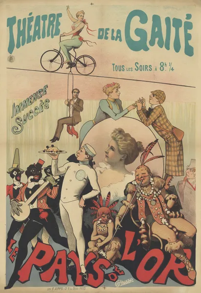 Théâtre de la Gaité. Le Pays de l’or av Alfred Choubrac