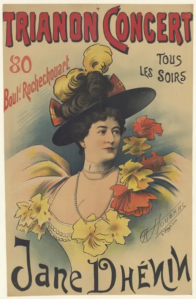 Trianon-Concert, tous les soirs, Jane Dhenin av Alfred Choubrac