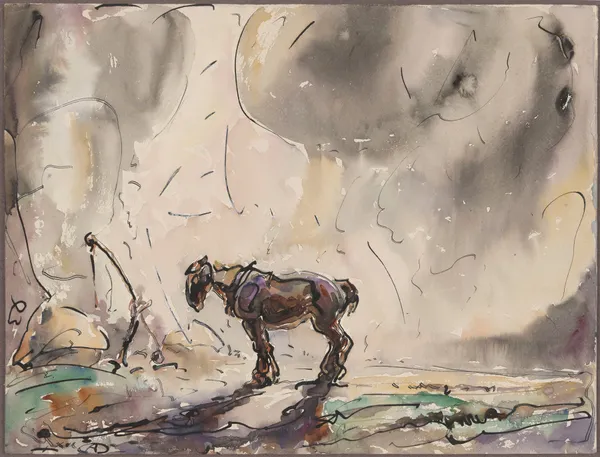 Lonely Horse av Alfred Ost