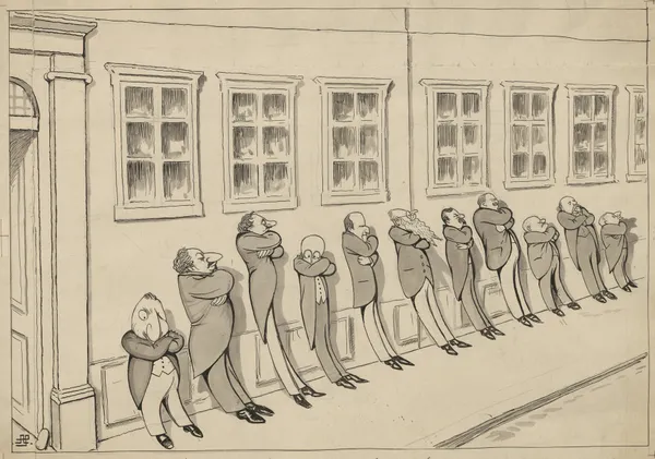 Arms crossed av Alfred Schmidt