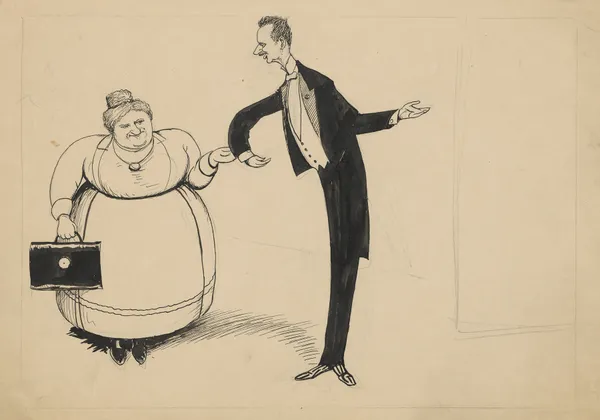 Bülow offers Mrs. Lassen his arm av Alfred Schmidt