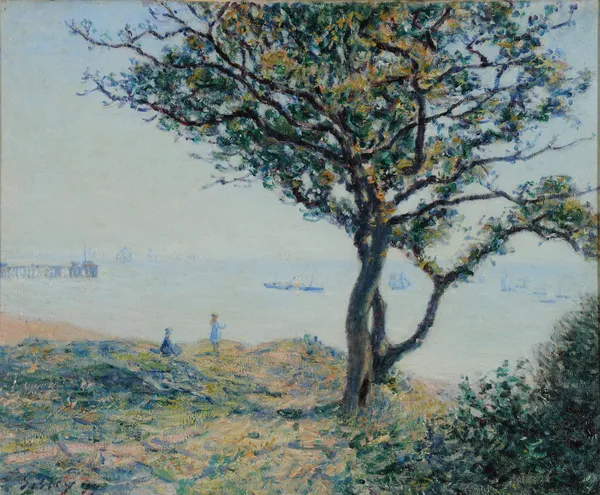 La rade de Cardiff av Alfred Sisley