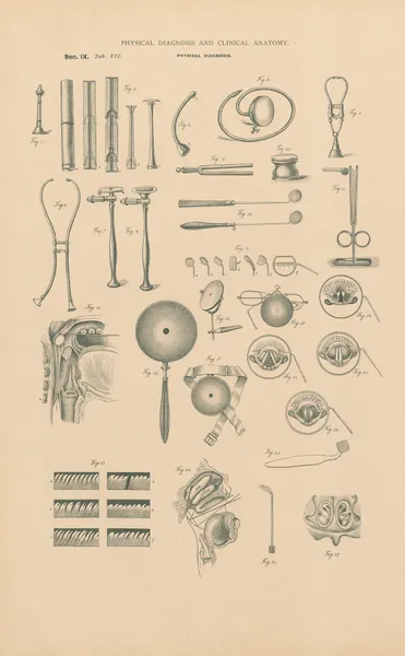 Instruments used in physical exploration av Jean Allard Jeancon