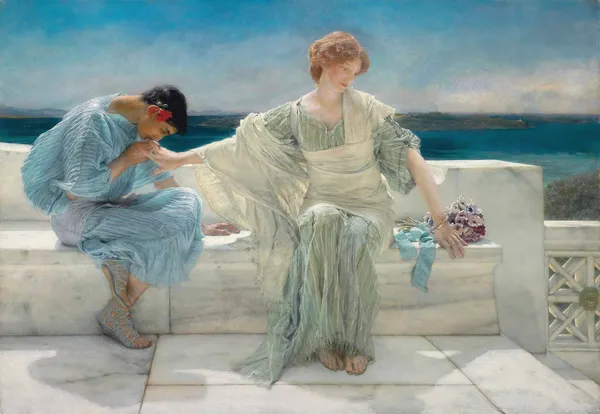 Ask me no more av Lawrence Alma-Tadema