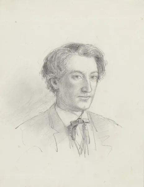 Portret van Carel Vosmaer av Lawrence Alma-Tadema