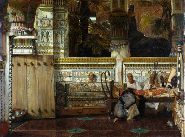 The Egyptian Widow av Lawrence Alma-Tadema