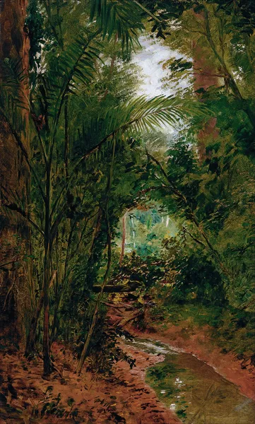 Landscape at the Rio das Pedras av Almeida Júnior