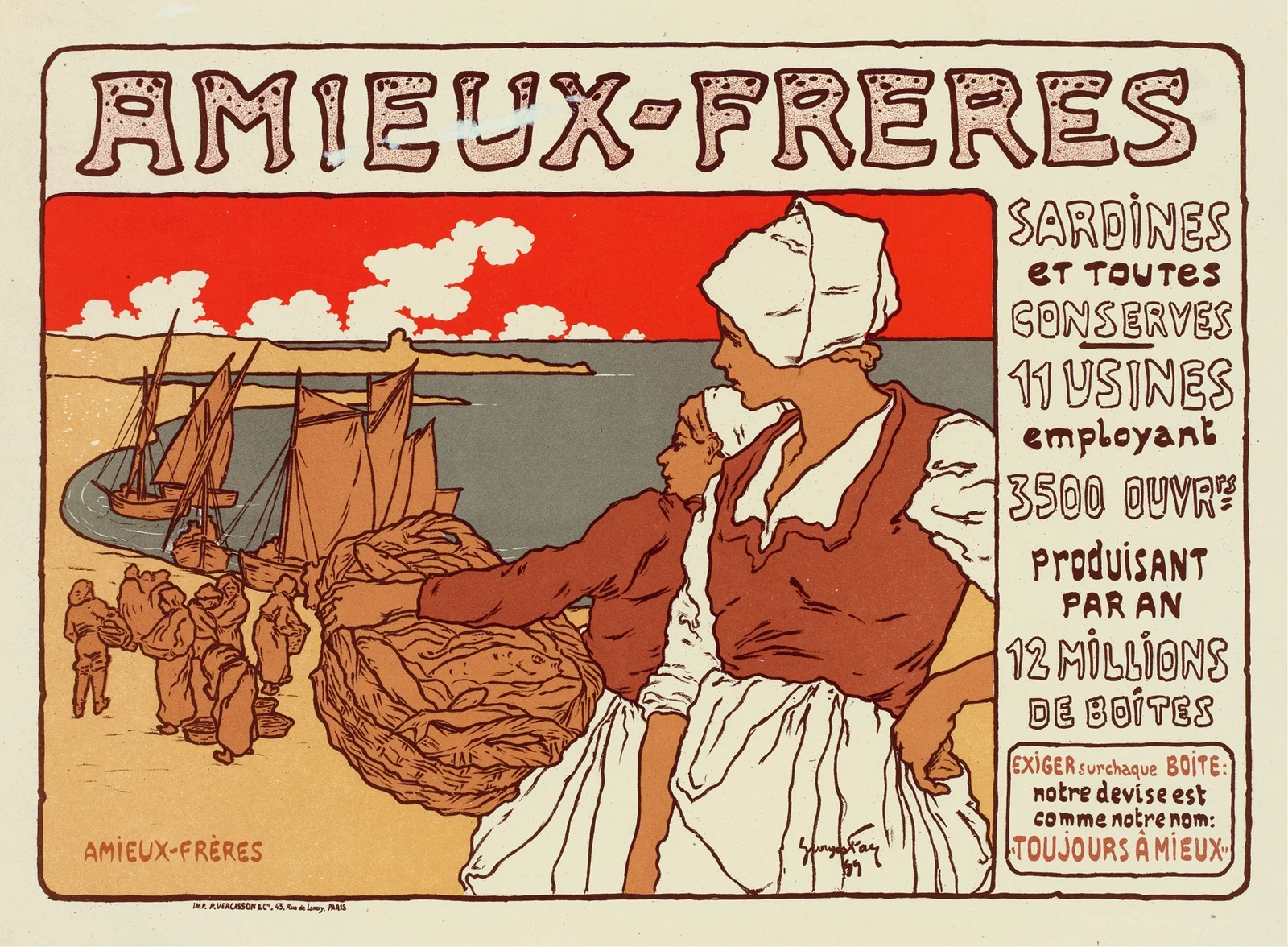 Bières De La Meuse av Alphonse Mucha