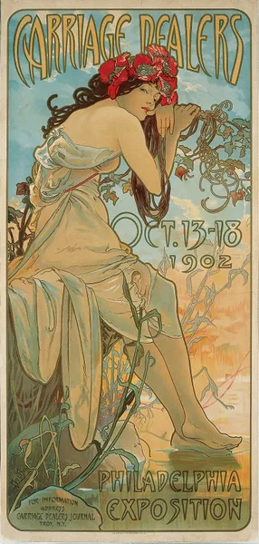 Carriage Dealers av Alphonse Mucha