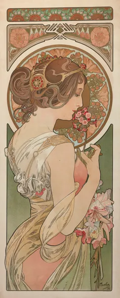 La Primevère av Alphonse Mucha