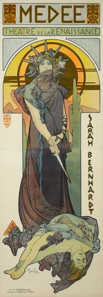 Medee av Alphonse Mucha
