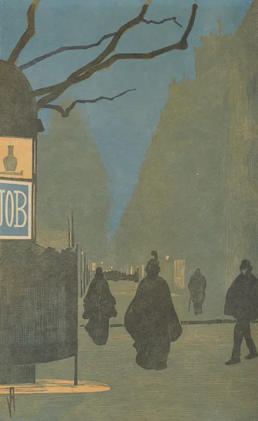 Boulevard Malesherbes, le soir av Amédée Joyau