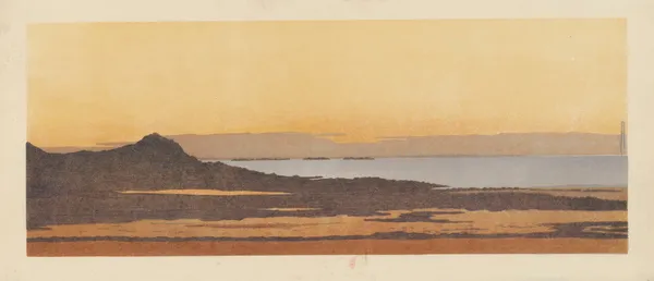 Crépuscule à Erquy (Côtes-du-Nord) av Amédée Joyau