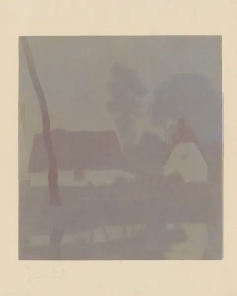 Le Flot ; (La Calotterie, Pas-de-Calais) av Amédée Joyau