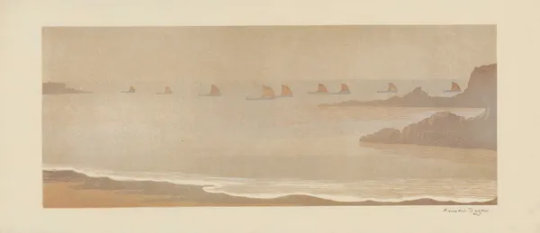Rentrée des Sardiniers (Douarnenez, Finistère) av Amédée Joyau