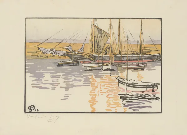 Roscoff, Les Goélettes av Amédée Joyau