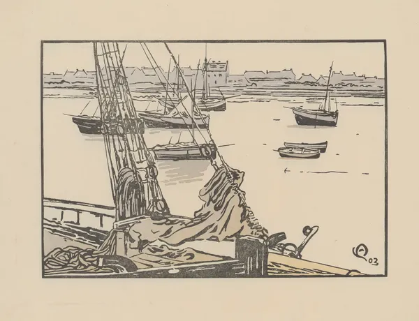 Roscoff, Matinée claire av Amédée Joyau