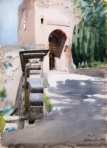 Gateway in Alhambra av Anders Zorn