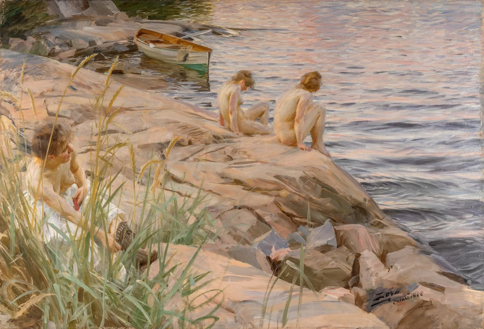 Outdoors av Anders Zorn