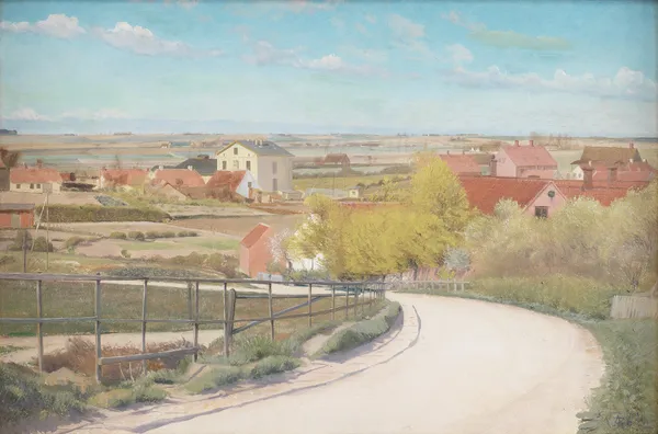 View from a Road near Næstved, Zealand av Laurits Andersen Ring