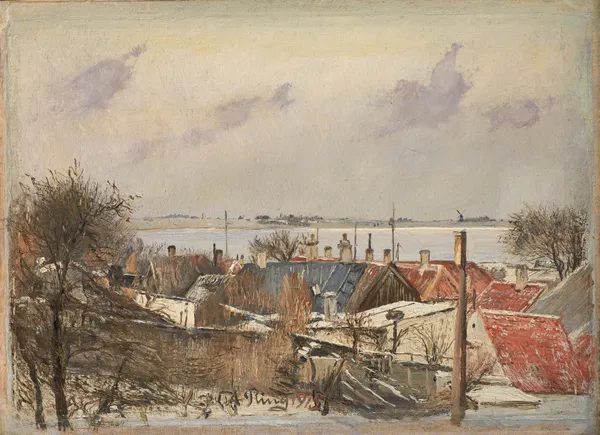 View from Roskilde towards the Fiord av Laurits Andersen Ring