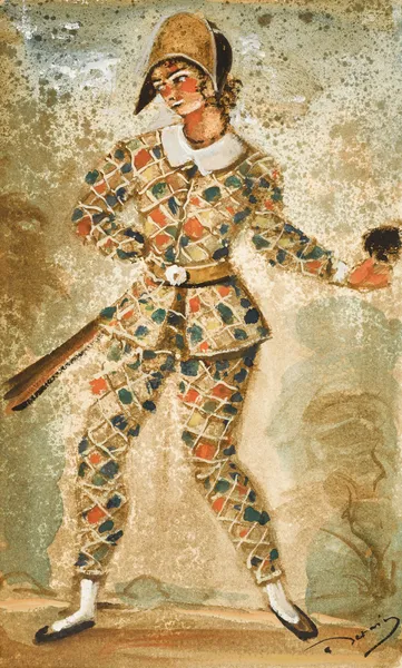 Arlequin av André Derain