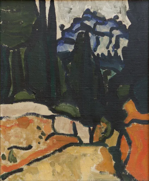 Cyprès à Cassis av André Derain