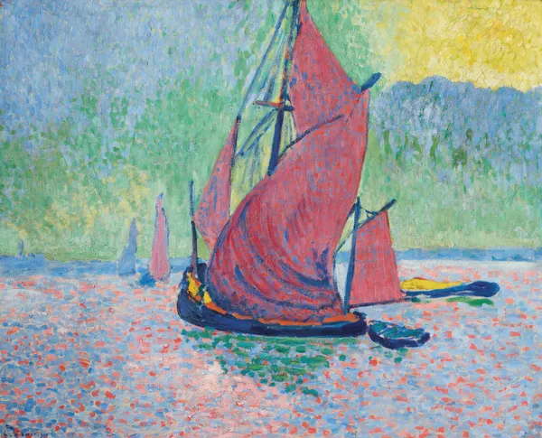 Les voiles rouges av André Derain