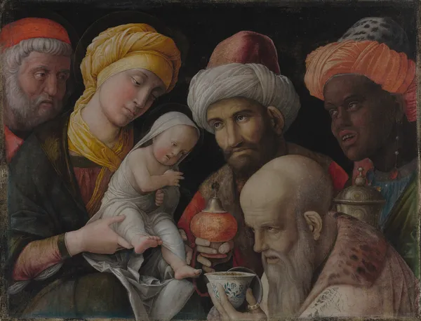 Adoration Of The Magi av Andrea Mantegna