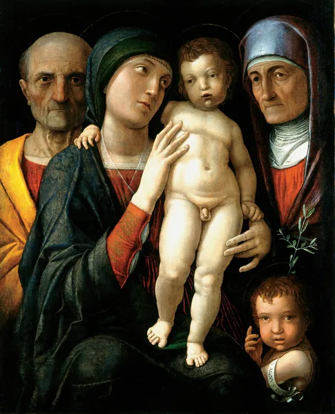 The Holy Family av Andrea Mantegna