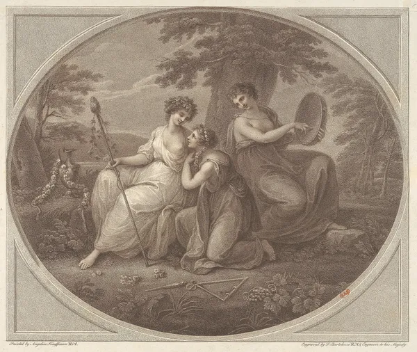 Bacchanalians av Angelica Kauffmann