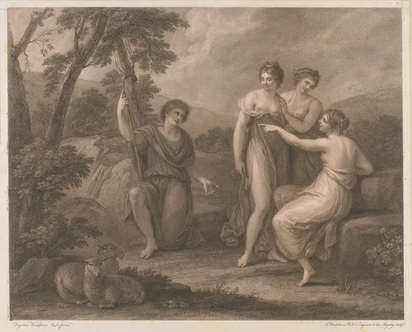 Selim of the Shepherd’s Moral av Angelica Kauffmann