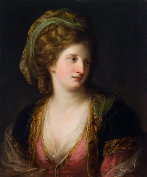 Woman in Turkish Dress av Angelica Kauffmann