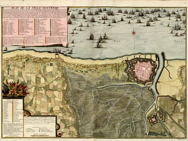 Plan de la ville d’Ostende av Anna Beek