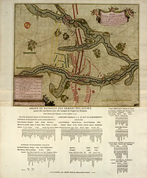 Plan du passage des lignes de Brabant av Anna Beek
