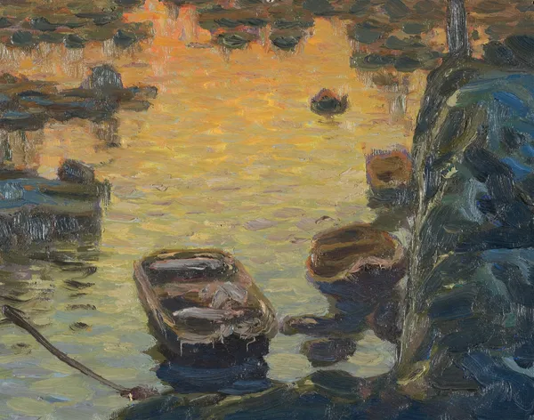 A Spring Night during the Fishing Season av Anna Boberg