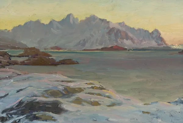 Mountains.Study from North Norway av Anna Boberg
