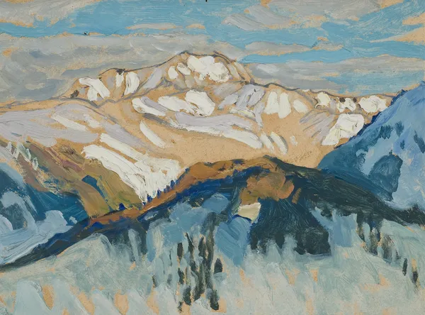 Mountains. Study from Switzerland av Anna Boberg