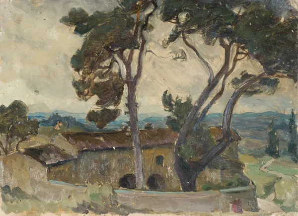 Study from Spoleto, Italy av Anna Boberg