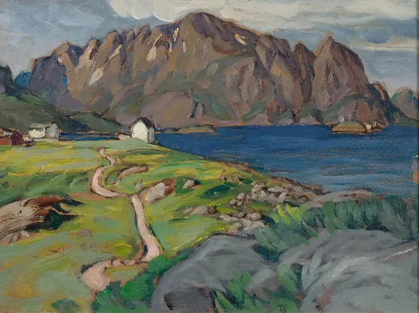Summer, Store Molla. Study from Lofoten av Anna Boberg