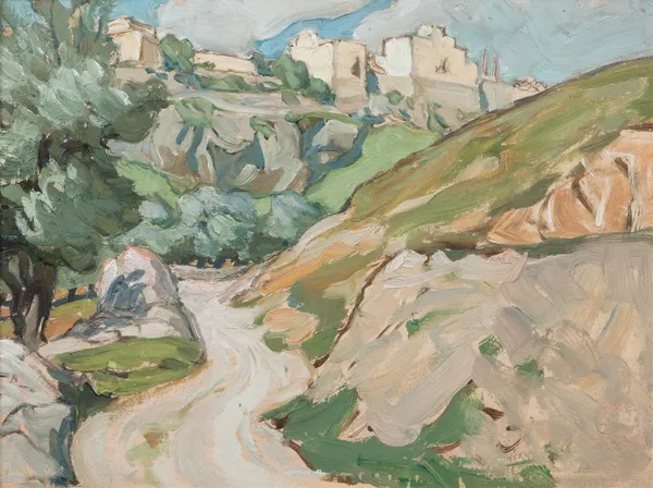 The Road to Jerusalem. Study av Anna Boberg