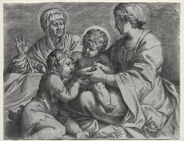 Madonna with the Bowl av Annibale Carracci